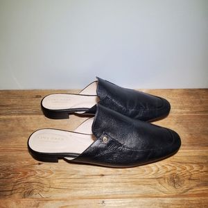 Cole Hann Ryan Mules Black Leather Women's Size 8.5B